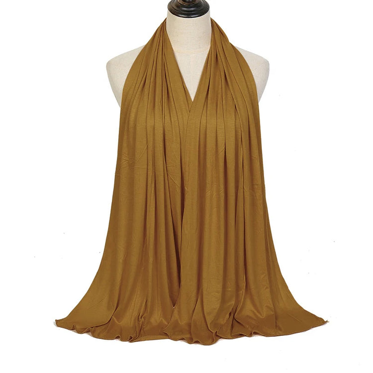 Premium Modal Cotton Jersey Hijab Scarf Long - Lena & Miles Exquisite Boutique LLC.