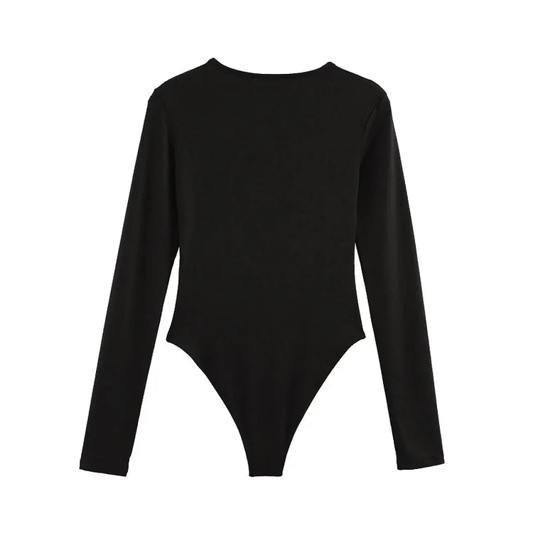 TRAF 2025 Bodysuit Women Sexy Bodys for Women Bustier Body Ladies Top Long Sleeve Bodysuits Woman Spring Summer Outfits Lingerie - Lena & Miles Exquisite Boutique LLC.
