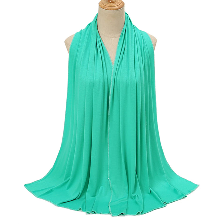 Premium Modal Cotton Jersey Hijab Scarf Long - Lena & Miles Exquisite Boutique LLC.
