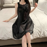 Women Loose Casual Purple Lace Long Dress - Lena & Miles Exquisite Boutique LLC.