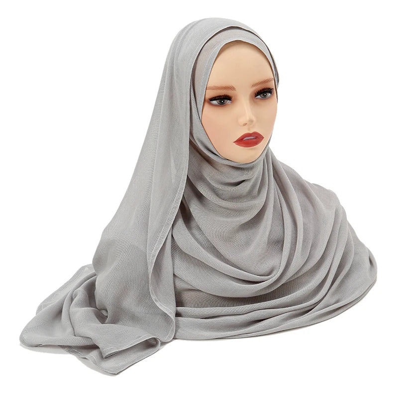 Muslim Modal Hijab Rayon Cotton Shawls - Lena & Miles Exquisite Boutique LLC.