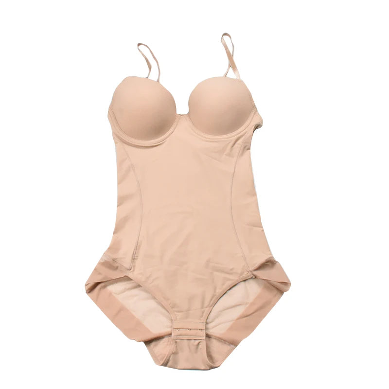 Bodysuit Women Shapewear Body Shaper With Cup Compression Bodies Belly Sheath Waist Trainer Reductive Slimming Underwear - Lena & Miles Exquisite Boutique LLC.
