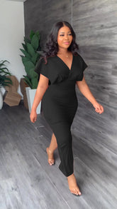 CM.YAYA Vintage Women Batwing Short Sleeve - Lena & Miles Exquisite Boutique LLC.