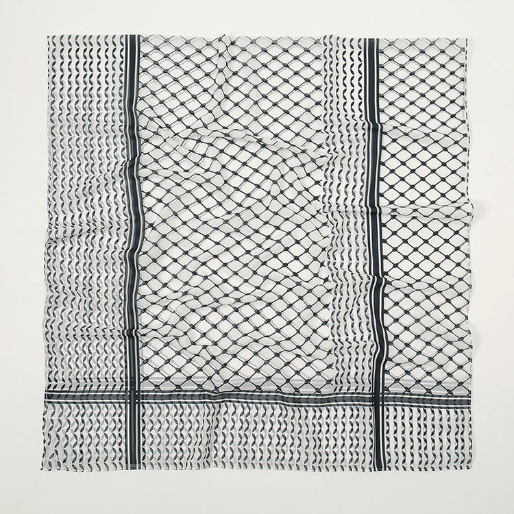 Hot Arab Chiffon Scarf Women Muslim Hijab Islamic Scarves Shawl Printed Arab Long Prayer Scarf Breathable Uae Plaid Long Scarf - Lena & Miles Exquisite Boutique LLC.