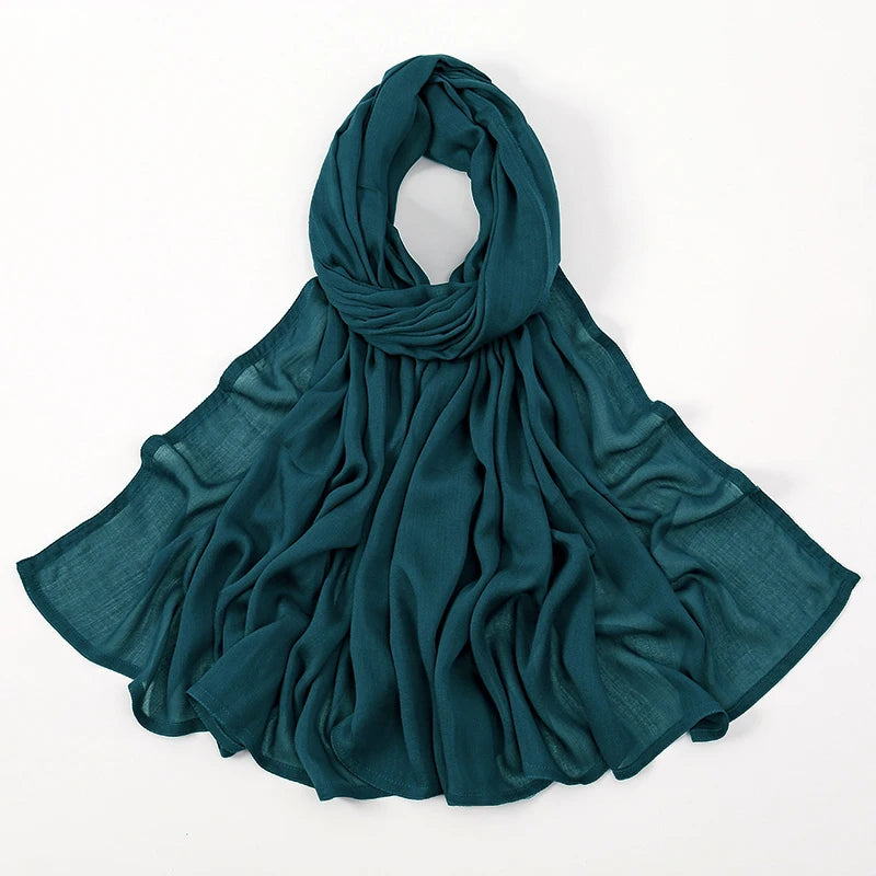 Muslim Modal Hijab Rayon Cotton Shawls - Lena & Miles Exquisite Boutique LLC.