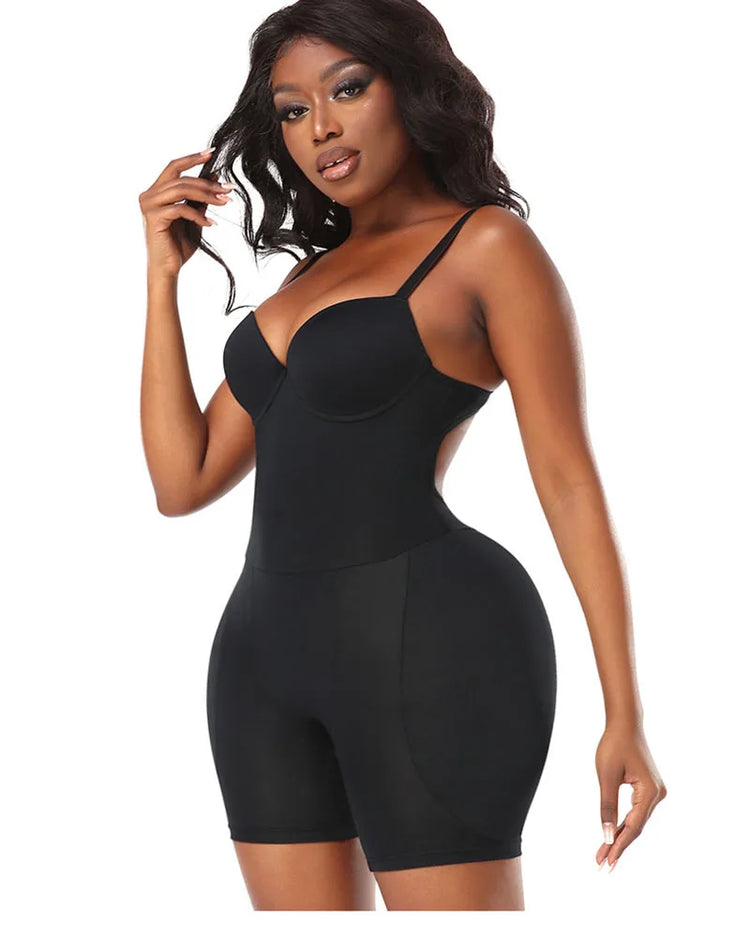 AfruliA Bodysuit Shapewear Padded Hip Enhancer Bra Cushion Butt Lifter Sexy Back Body Shaper Jumpsuits Fajas Colombianas Girdles - Lena & Miles Exquisite Boutique LLC.