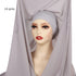 Muslim Newest Instant Chiffon Hijab with Magneti - Lena & Miles Exquisite Boutique LLC.