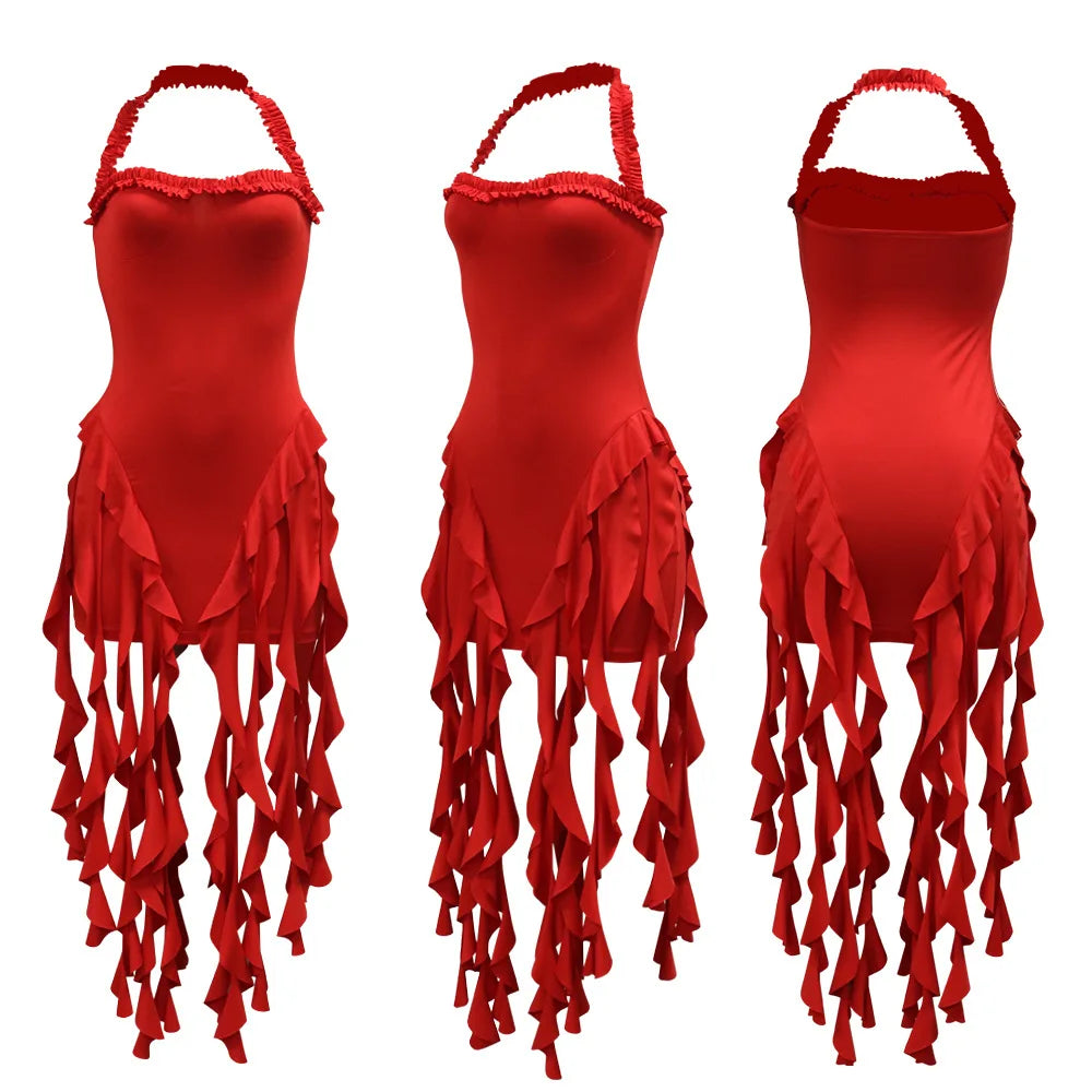 CM.YAYA Women Sleeveless Strapless Halter - Lena & Miles Exquisite Boutique LLC.