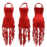 CM.YAYA Women Sleeveless Strapless Halter - Lena & Miles Exquisite Boutique LLC.