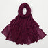 Shawls Solid Headscarf Wraps Big Size Plain Islam - Lena & Miles Exquisite Boutique LLC.