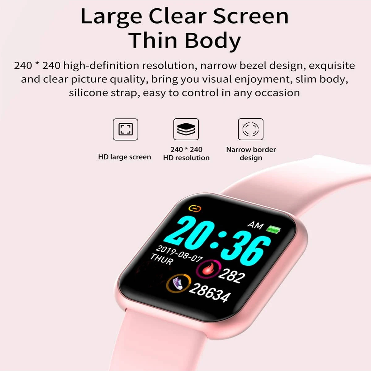 Smart Watch For Women Men Wristwatch Bluet - Lena & Miles Exquisite Boutique LLC.