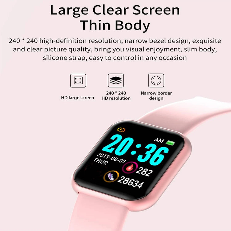 Smart Watch For Women Men Wristwatch Bluet - Lena & Miles Exquisite Boutique LLC.