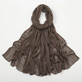 New Crinkle Rayon Hijab For Women Muslim Scarf - Lena & Miles Exquisite Boutique LLC.