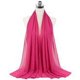 Women Muslim Chiffon Hijab Shawls Scarf - Lena & Miles Exquisite Boutique LLC.