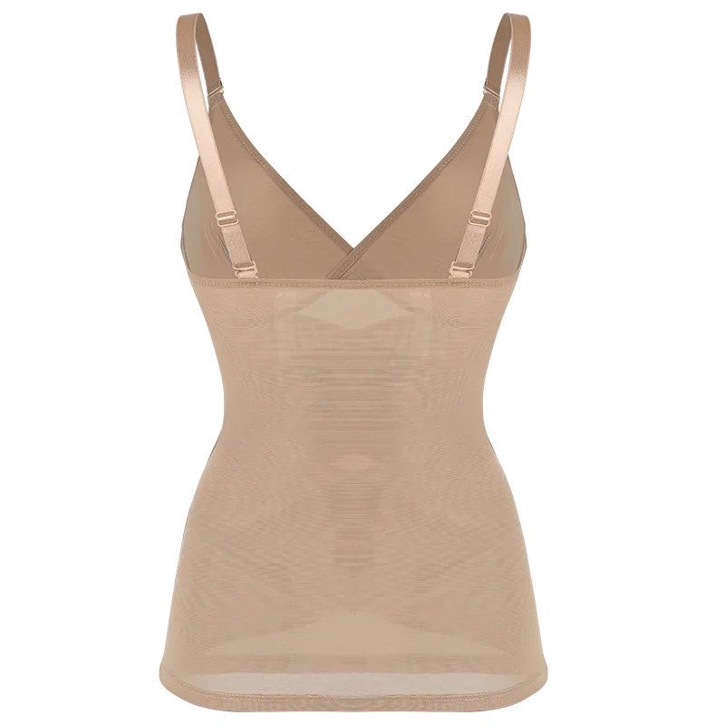 MISSMOLY Women Built in bra Shapewear Camisole Tummy Control Body Shaper Slimming Underwear Compression Corset Bustier Tank Tops - Lena & Miles Exquisite Boutique LLC.