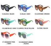 JNPCXI Oversized Square Sunglasses Women Fashion Shades UV400 Men Luxury Brand Designer Male Female Sun Glasses - Lena & Miles Exquisite Boutique LLC.