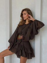 Tornova Fashion Ruffled Mini Dress - Lena & Miles Exquisite Boutique LLC.