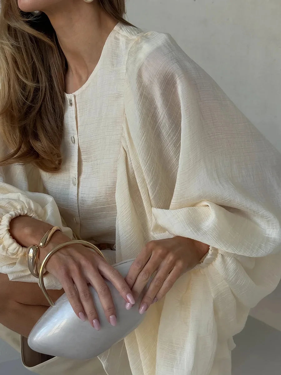 Tornova Fashion Ruffled Mini Dress - Lena & Miles Exquisite Boutique LLC.