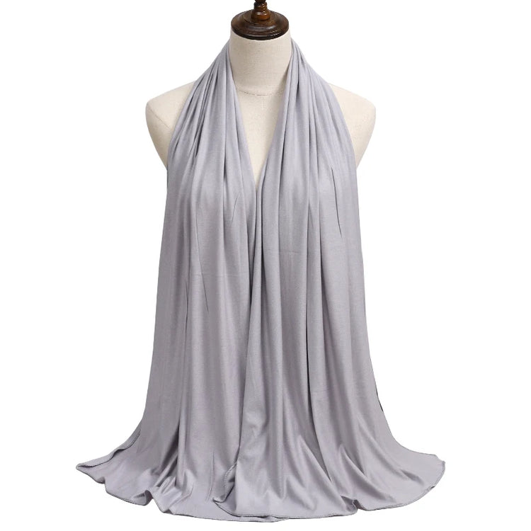 2023 New Modal Cotton Jersey Hijab Scarf Long - Lena & Miles Exquisite Boutique LLC.