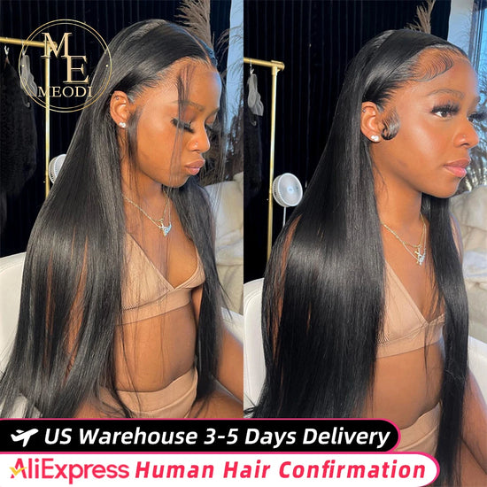 220 Density 40 Inch Bone Straight 13x4 13x6 Hd Transparent Lace Frontal Wig 360 Brazilian Human Hair Lace Front Wigs For Women