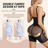 Women Body Shaper Cross Compression Tummy Control Butt Lifter Mesh Shapewear Bodysuit Faja With Open Crotch - Lena & Miles Exquisite Boutique LLC.