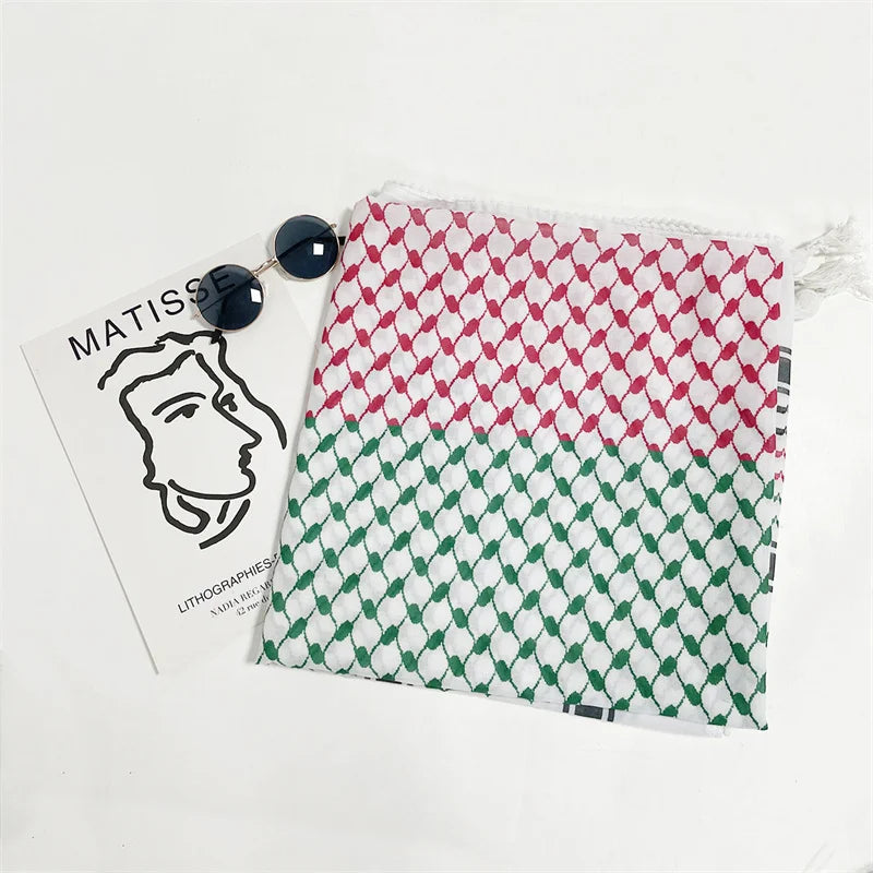 Fashion Printed Cotton Headscarf Middle East Dubai Türkiye Headband Muslim Women Hijab Islam Scarf Female Long Turban - Lena & Miles Exquisite Boutique LLC.