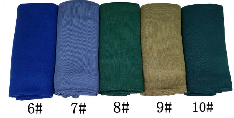 Modal Cotton Jersey Hijab Scarf Long Muslim - Lena & Miles Exquisite Boutique LLC.