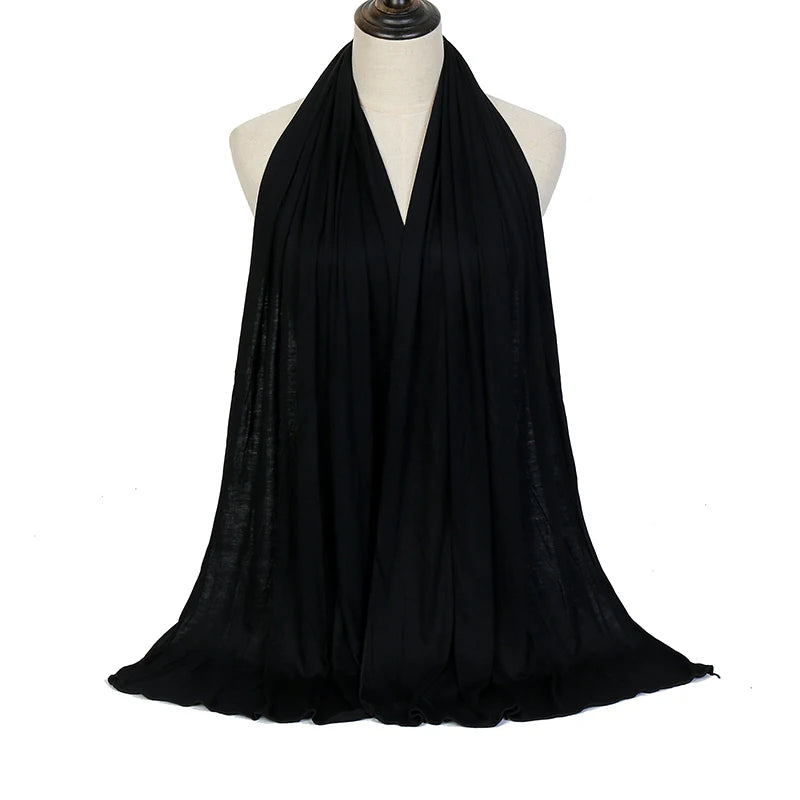 Premium Modal Cotton Jersey Hijab Scarf Long - Lena & Miles Exquisite Boutique LLC.