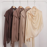Ramadan Solid Color Big Size Cotton Rayon Hijab - Lena & Miles Exquisite Boutique LLC.