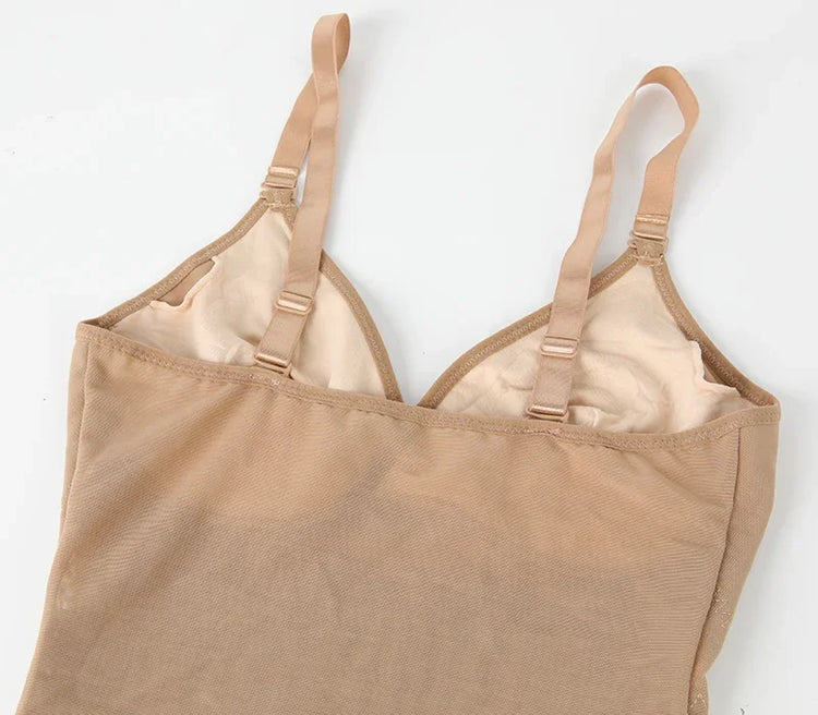 MISSMOLY Women Built in bra Shapewear Camisole Tummy Control Body Shaper Slimming Underwear Compression Corset Bustier Tank Tops - Lena & Miles Exquisite Boutique LLC.