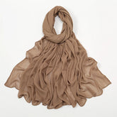 Shawls Solid Headscarf Wraps Big Size Plain Islam - Lena & Miles Exquisite Boutique LLC.