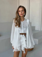 Tornova Fashion Ruffled Mini Dress - Lena & Miles Exquisite Boutique LLC.