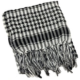 Classical Headwrap Shemagh Scarf for Sun Protections Arab Keffiyeh Headscarf Arabian Dubai Headcover Ethnic Hijab Shawl - Lena & Miles Exquisite Boutique LLC.