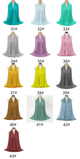 Premium Modal Cotton Jersey Hijab Scarf Long - Lena & Miles Exquisite Boutique LLC.