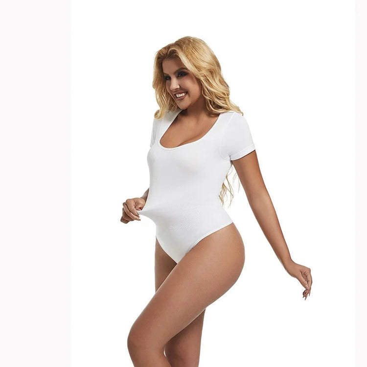 GUUDIA Short Sleeve Open Crotch Big U - Lena & Miles Exquisite Boutique LLC.