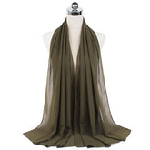 Women Muslim Chiffon Hijab Shawls Scarf - Lena & Miles Exquisite Boutique LLC.