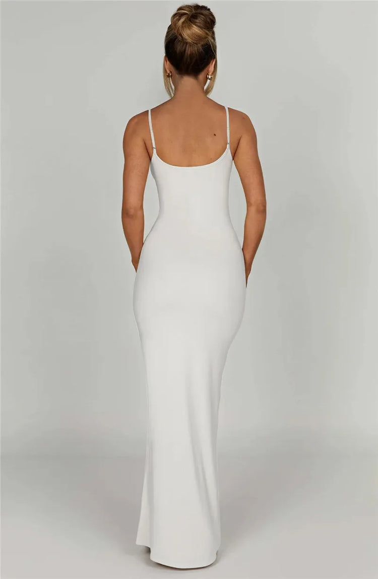Mozision Spaghetti Strap Backless Bodycon - Lena & Miles Exquisite Boutique LLC.