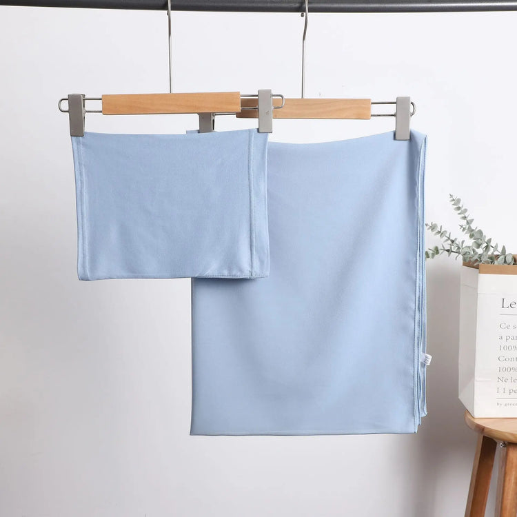 2 Piece Set Chiffon Hijab Matching Undercap - Lena & Miles Exquisite Boutique LLC.