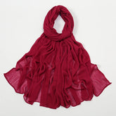 New Crinkle Rayon Hijab For Women Muslim Scarf - Lena & Miles Exquisite Boutique LLC.