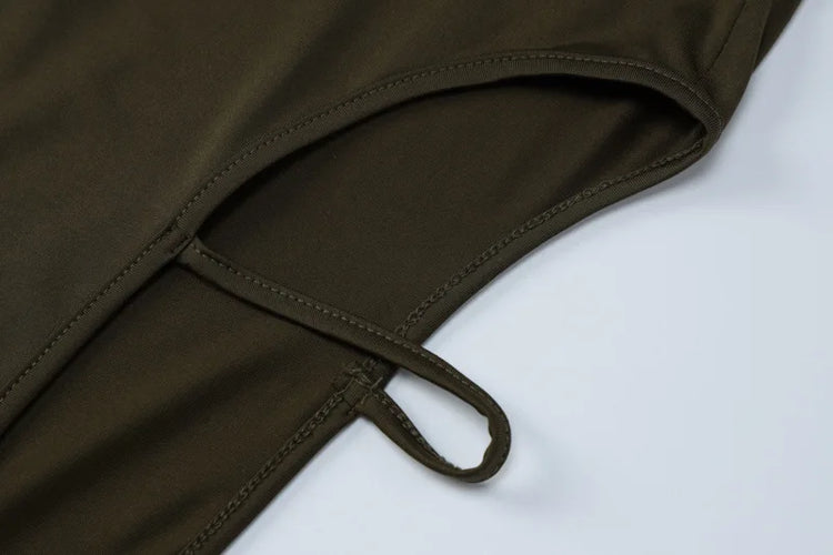 Dulzura Mesh Long Sleeve Off Shoulder Midi - Lena & Miles Exquisite Boutique LLC.