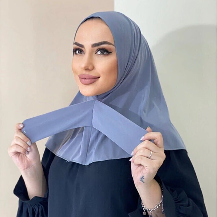 New Instant Jersey Hijab Undercap Hijabs for Woman Muslim Women Hijab Cap Full Cover Snap Fastener Head Wraps Scarf Islam Turban - Lena & Miles Exquisite Boutique LLC.