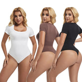 GUUDIA Short Sleeve Open Crotch Big U - Lena & Miles Exquisite Boutique LLC.