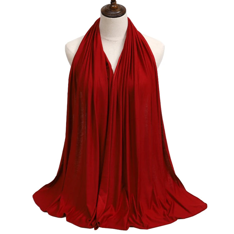 2023 New Modal Cotton Jersey Hijab Scarf Long - Lena & Miles Exquisite Boutique LLC.