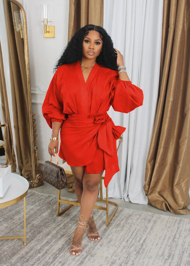 Mid Length Dress Women Dresses Slim Fit - Lena & Miles Exquisite Boutique LLC.