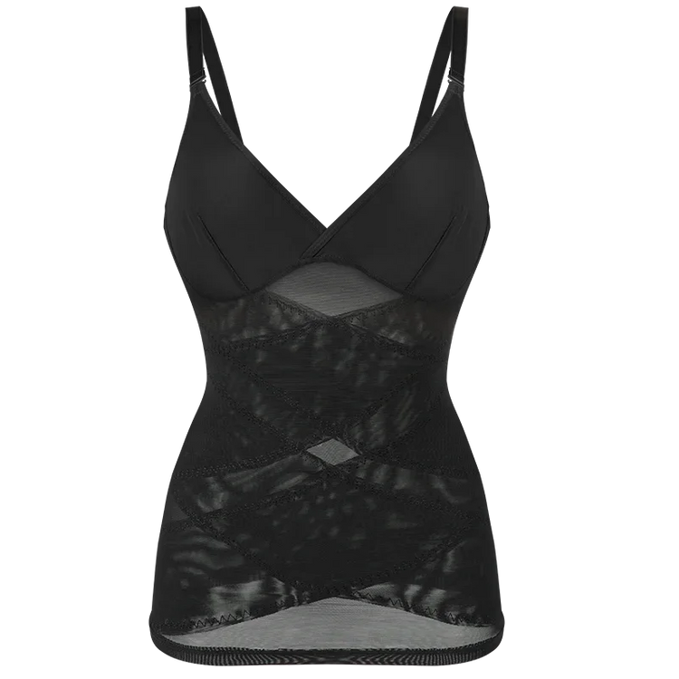 MISSMOLY Women Built in bra Shapewear Camisole Tummy Control Body Shaper Slimming Underwear Compression Corset Bustier Tank Tops - Lena & Miles Exquisite Boutique LLC.