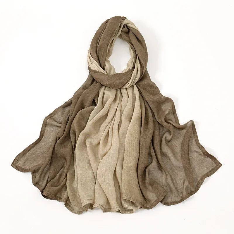 2024 Premium Gradient Rayon Modal Hijabs - Lena & Miles Exquisite Boutique LLC.