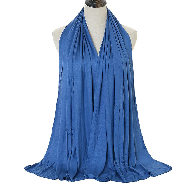 Premium Modal Cotton Jersey Hijab Scarf Long - Lena & Miles Exquisite Boutique LLC.