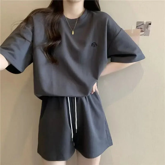Tracksuit New Female Shorts Summer Fashion 2025 Women&
