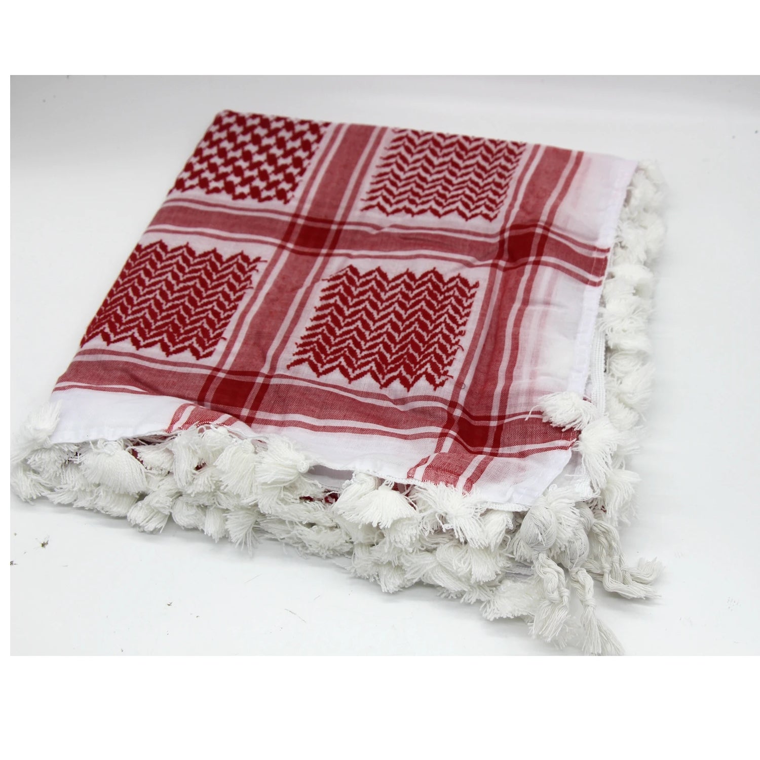 Hunting Arab Keffiyeh Shemagh Scarf Cotton Winter Shawl Neck Warmer Cover Head Wrap Windproof Outdoor Camping Scarf Men Women - Lena & Miles Exquisite Boutique LLC.