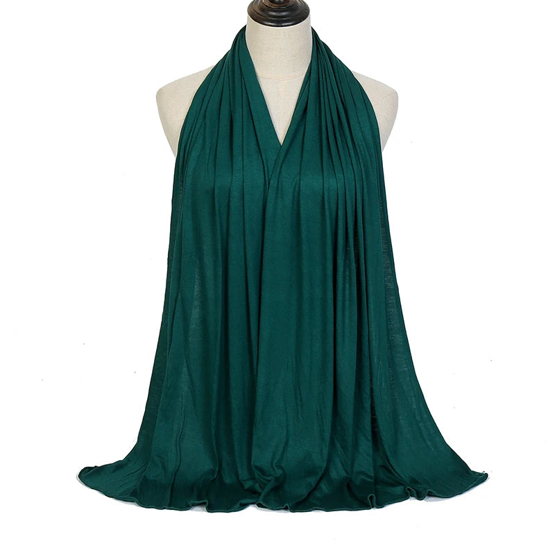 Premium Modal Cotton Jersey Hijab Scarf Long - Lena & Miles Exquisite Boutique LLC.
